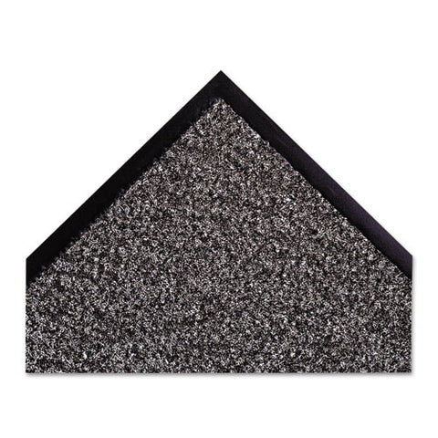 Crown - Dust-Star Microfiber Wiper Mat, 48-inch x 72-inch, Charcoal, Sold as 1 EA