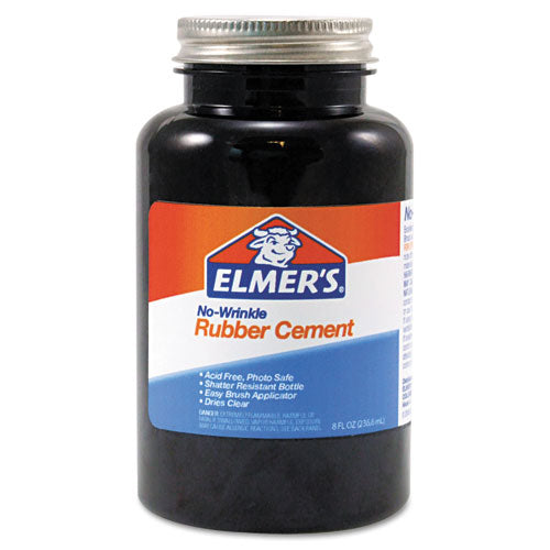 Elmer's - Rubber Cement, Repositionable, 8 oz, Sold as 1 EA