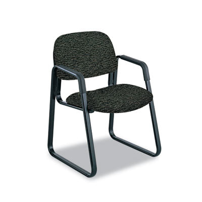 Cava Urth Collection Sled Base Guest Chair, Black, Sold as 1 Each