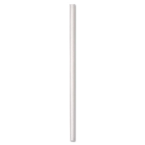 Jumbo Straws, Polypropylene, 7 3/4" Long, Translucent, 250/Pack, Sold as 1 Package