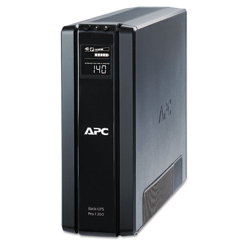APC - Back-UPS Pro 1300 Battery Backup System, 1300 VA, 10 Outlets, 355 J, Sold as 1 EA