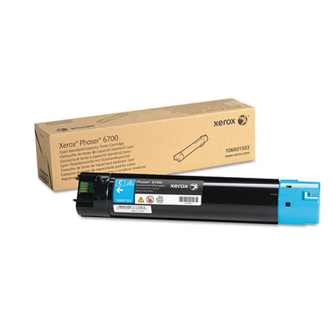 106R01503 Toner, 5,000 Page Yield, Cyan, Sold as 1 Each