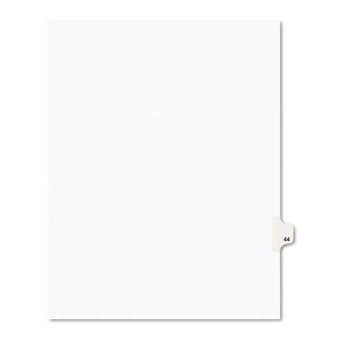 Avery - Avery-Style Legal Side Tab Divider, Title: 44, Letter, White, 25/Pack, Sold as 1 PK