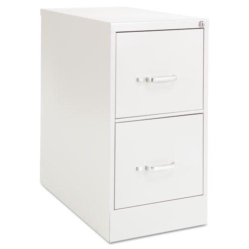 Two-Drawer Economy Vertical File, Letter, 15w x 26 1/2d x 29h, Light Gray, Sold as 1 Each
