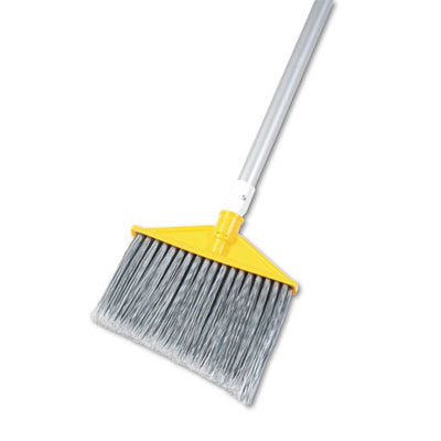 Rubbermaid Commercial - Brute Angled Large Brooms, Poly Bristles, 48-7/8-inch Aluminum Handle, Silver/Gray, Sold as 1 EA