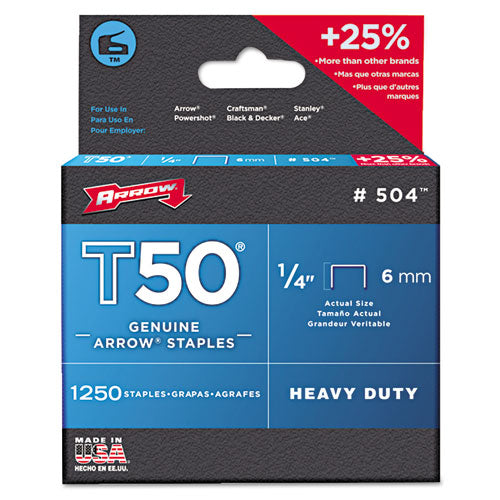 T50 Heavy Duty Staples, 3/8, Sold as 1 Package