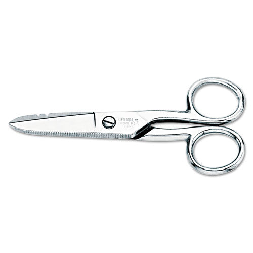 Electrician's Scissors With Stripping Notches, 5 1/4in, Sold as 1 Each