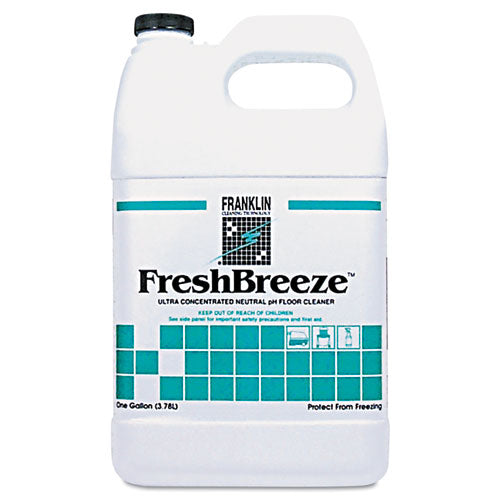 FreshBreeze Ultra Concentrated Neutral pH Cleaner, Citrus, 1gal, 4/Carton, Sold as 1 Carton, 4 Each per Carton 