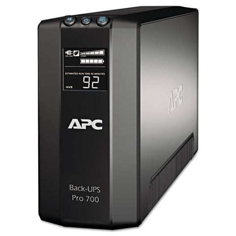 Back-UPS Pro 700 Battery Backup System, 700 VA, 6 Outlets, 355 J, Sold as 1 Each