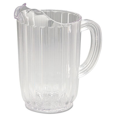 Bouncer Plastic Pitcher, 32oz, Clear, Sold as 1 Each