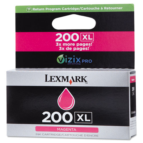 14L0176 (200XL) High-Yield Ink, Magenta, Sold as 1 Each