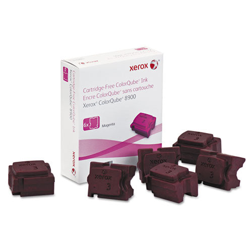108R01015 High-Yield Ink Stick, 16900 Page-Yield, Magenta, 6/Box, Sold as 1 Box, 6 Each per Box 