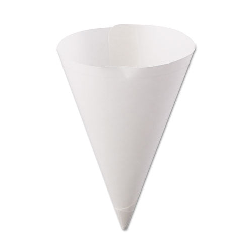 Straight-Edge Paper Cone Cups, 7oz, White, 250/Bag, 5000/Carton, Sold as 5000 Each