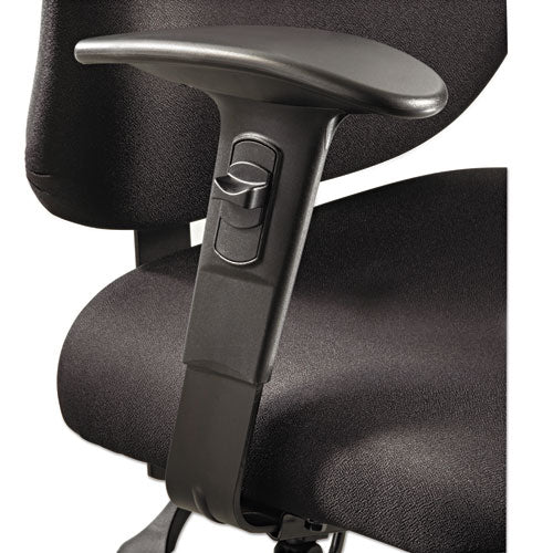 Height/Width-Adjustable T-Pad Arms for Alday 24/7 Task Chair, Black, 1 Pair, Sold as 1 Pair
