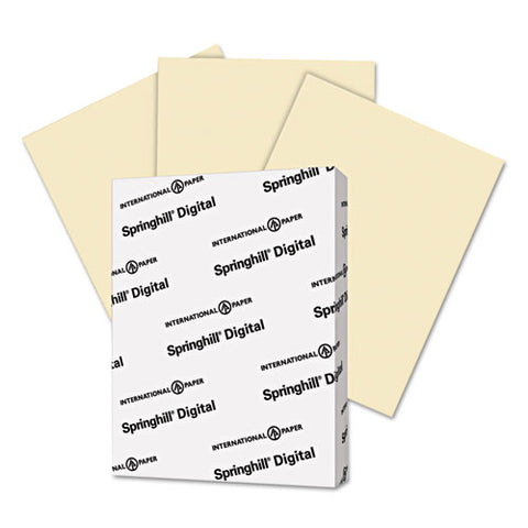 Digital Vellum Bristol Color Cover, 67 lb, 8 1/2 x 11, Ivory, 250 Sheets/Pack, Sold as 1 Package