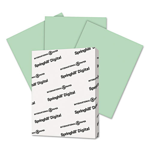 Digital Vellum Bristol Color Cover, 67 lb, 8 1/2 x 11, Green, 250 Sheets/Pack, Sold as 1 Package