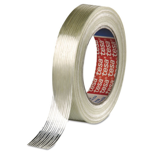 Economy Grade Filament Strapping Tape, 3/4" x 60yd, Clear, Sold as 1 Carton, 48 Roll per Carton 