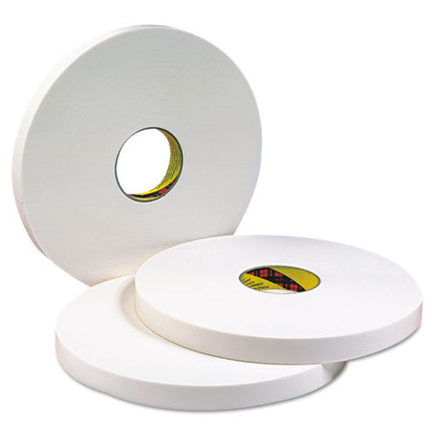 4016 Double Coated Urethane Foam Tape, 1in x 36yd, Sold as 1 Roll