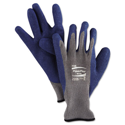 PowerFlex Gloves, Blue/Gray, Size 10, 1 Pair, Sold as 1 Pair