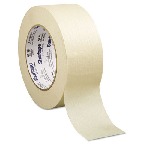 Contractor/Professional Grade Masking Tape, 2" x 60yd, Crepe, Sold as 1 Roll
