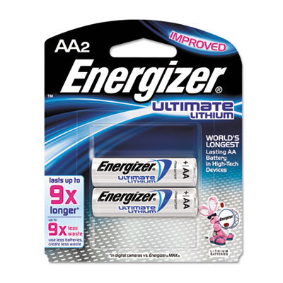 Energizer - e? Lithium Batteries, AA, 2 Batteries/Pack, Sold as 1 PK