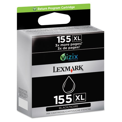 14N1619 (155XL) High-Yield Ink, 750 Page-Yield, Black, Sold as 1 Each