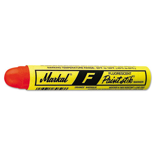 Paintstik F Marker, Fluorescent Orange, Sold as 1 Dozen