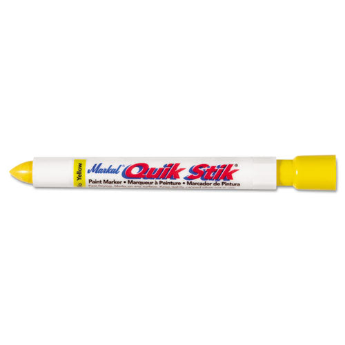 Quik Stik Paint Marker, 0-140 F, Yellow, Sold as 1 Each