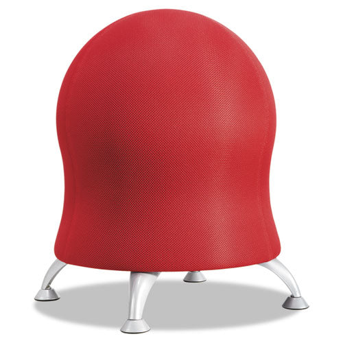 Zenergy Ball Chair, 22 1/2" Diameter x 23" High, Crimson/Silver, Sold as 1 Each