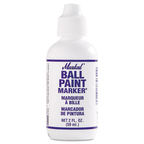 Ball Paint Marker, White, Sold as 1 Each