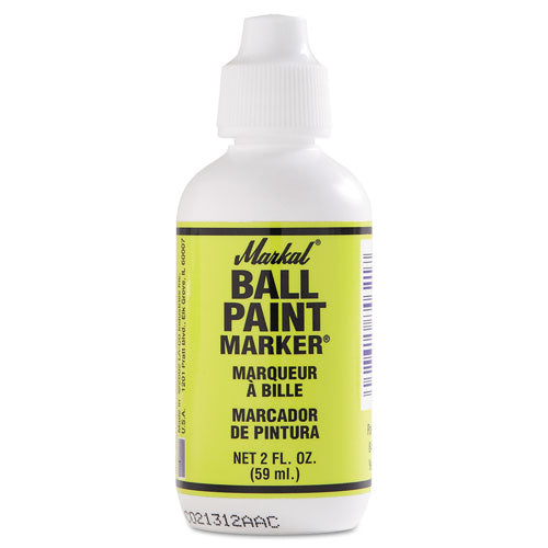 Ball Paint Marker, Yellow, Sold as 1 Each