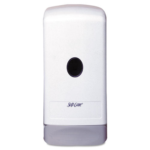 Soft Care 1000-mL Elite Dispenser, White/Gray, ABS Plastic, Wall-Mount, 12/CT, Sold as 1 Carton, 12 Each per Carton 