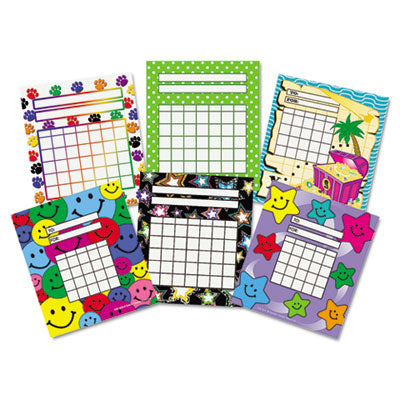 Teacher Created Resources - Individual Incentive Charts, 5-1/4 x 6, 6 Designs, 36/Each, 216/Pack, Sold as 1 PK