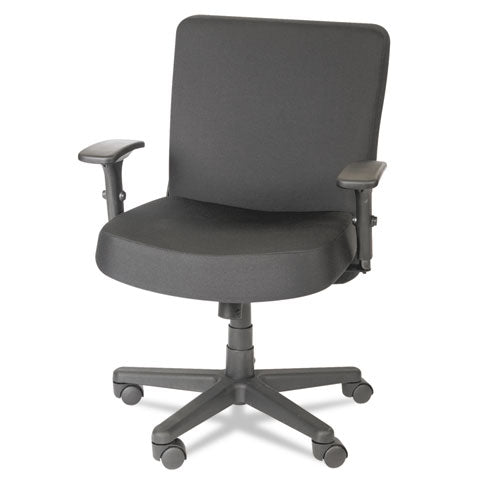 XL Series Big & Tall Mid-Back Task Chair, Black, Sold as 1 Each