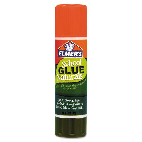 School Glue Naturals, Clear, 0.21 oz Stick, 30 per Pack, Sold as 1 Package