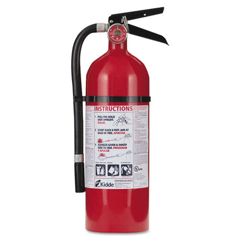 Pro 210 Fire Extinguisher, 4lb, 2-A, 10-B:C, Sold as 1 Each