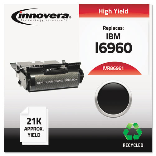 Innovera - 86961 Compatible Remanufactured Extra High-Yield Toner, 21000 Page-Yield, Black, Sold as 1 EA
