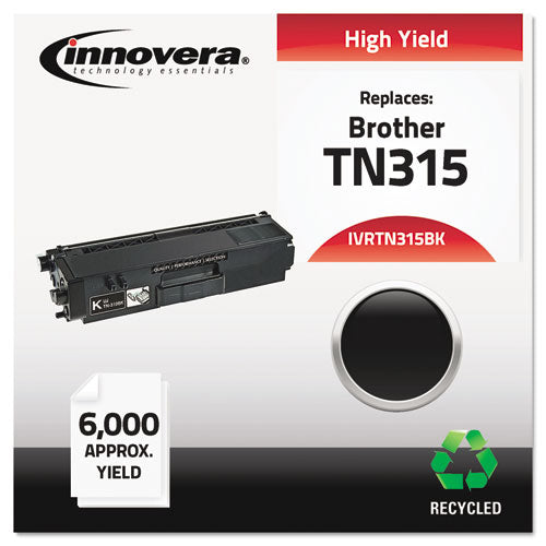 Remanufactured TN315BK Toner, 6000 Yield, Black, Sold as 1 Each