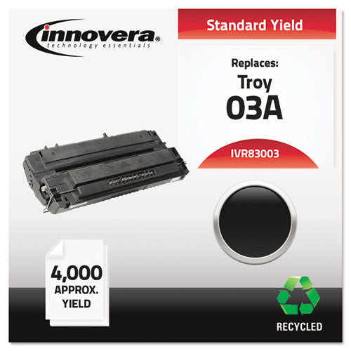 Innovera - 83003 Compatible Remanufactured Toner, 4000 Page-Yield, Black, Sold as 1 EA