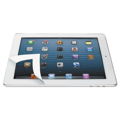Bubble-Free Protective Filter, for iPad, White, Sold as 1 Each