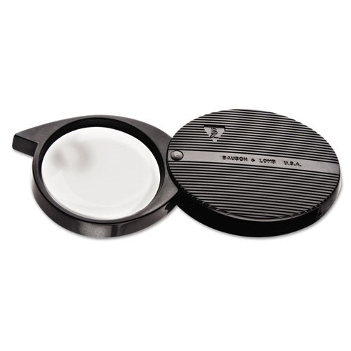 4X Folded Pocket Magnifier, Round, 36mm Lens, Sold as 1 Each