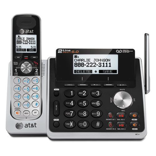 TL88102 Cordless Digital Answering System, Base and Handset, Sold as 1 Each