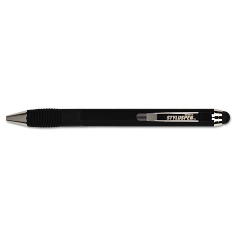 Stylus/Pen, Retractable, 1.0mm, Black, Sold as 1 Each