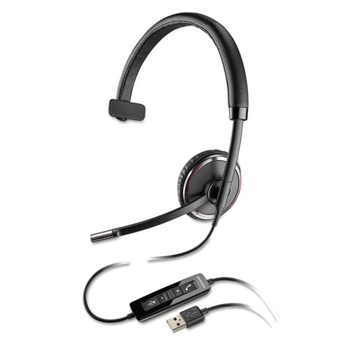 Blackwire C510 Monaural Over-the-Head Corded Headset, Sold as 1 Each