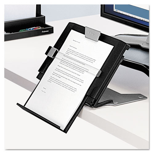 Fellowes - Professional Series Document Holder, 7-1/2w x 2-1/2d x 12h, Black, Sold as 1 EA