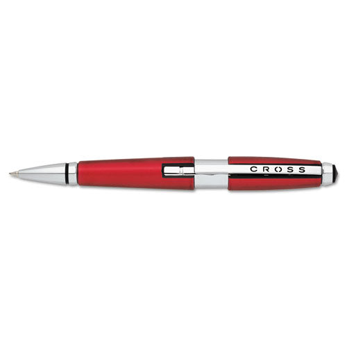 Edge Pen, 0.7 mm, Medium, Black Ink, Red Barrel, Sold as 1 Each