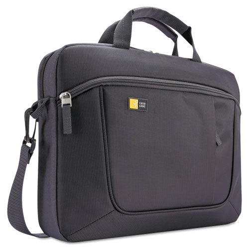 Laptop and Tablet Slim Case, 15.6", 16 1/2 x 3 1/5 x 12 4/5, Dark Gray, Sold as 1 Each