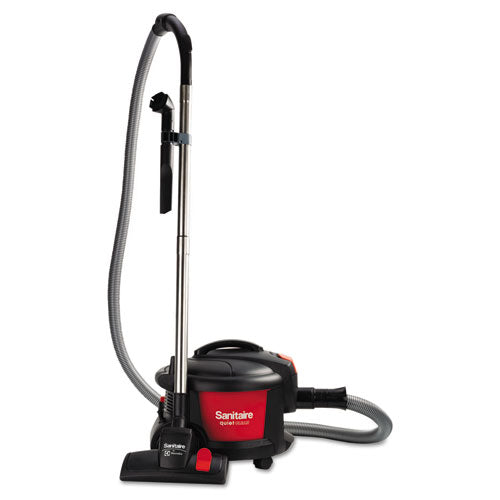 Quiet Clean Canister Vacuum, Red/Black, 9.0 Amp, 11" Cleaning Path, Sold as 1 Each