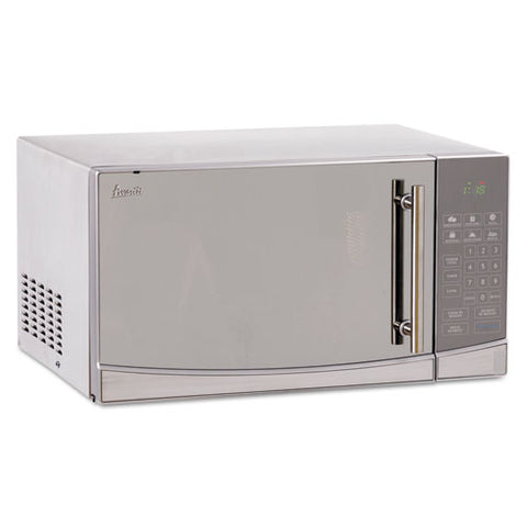 1.1 Cubic Foot Capacity Stainless Steel Touch Microwave Oven, 1000 Watts, Sold as 1 Each