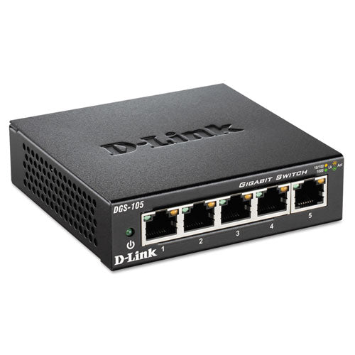 5-Port Gigabit Ethernet Switch, Unmanaged, Sold as 1 Each